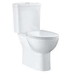 Grohe Bau Rimless Close Coupled Toilet with Soft Close Seat (Bottom Inlet)