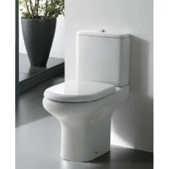 RAK Compact Close Coupled Toilet with Soft Close Seat -toilet shop COMPAKWO nw d 375