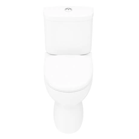 Cove Rimless Close Coupled Toilet + Soft Close Seat 7 Cove Rimless Close Coupled Toilet + Soft Close Seat - Image 5