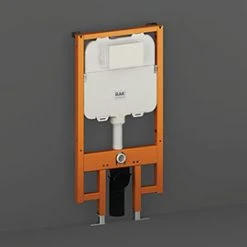 RAK Ecofix Slimline 114cm Front Flush Regular Concealed Cistern and Frame for Wall Hung Pan - FS04RAK8C