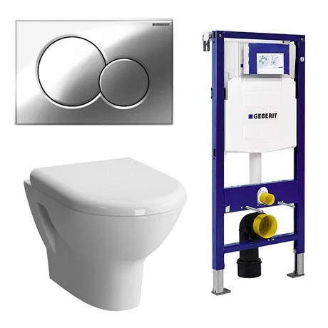 Geberit Duofix Wall Frame with Zentrum Wall Hung Pan & Sigma 01 Flush Plate -toilet shop Geberit Duofix Wall Frame with Zentrum Wall Hung Pan Sigma 01 Flush Plate p