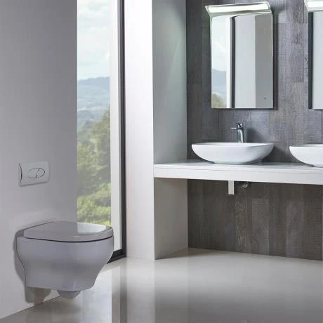 Roper Rhodes Note Wall Hung WC Pan & Soft Close Seat 6 Roper Rhodes Note Wall Hung WC Pan & Soft Close Seat - Image 4