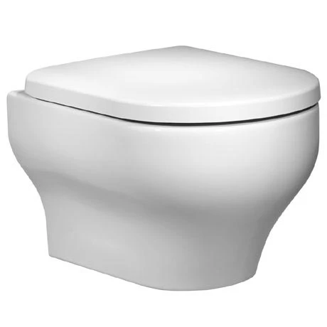 Roper Rhodes Note Wall Hung WC Pan & Soft Close Seat -toilet shop NWHPAN 8704WSC P