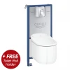 Grohe Rapid SLX 1.13m Frame / Sensia Arena Smart Complete WC 5 in 1 Pack + FREE TOILET ROLL HOLDER 2 Grohe Rapid SLX 1.13m Frame / Sensia Arena Smart Complete WC 5 in 1 Pack + FREE TOILET ROLL HOLDER -toilet shop SENS 5IN1 P1