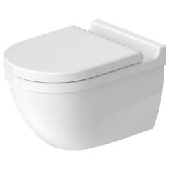 Duravit Starck 3 Rimless Durafix Wall Hung Toilet + Seat