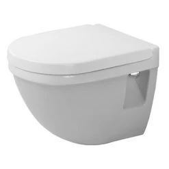 Duravit Starck 3 Compact Wall Hung Toilet Pan + Seat