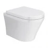 Toronto Modern Round Wall Hung Toilet inc. Soft Close Seat