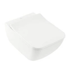 Villeroy and Boch Venticello DirectFlush Rimless Wall Hung Toilet + Soft Close Seat -toilet shop VBVNTWH01 D1 460