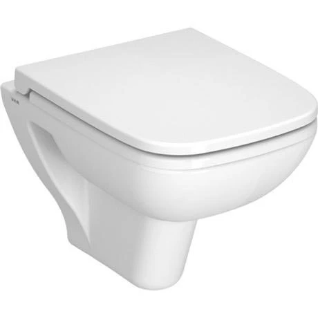VitrA - S20 Model Wall Hung Short Projection (48cm) Pan - 2 x Seat Options -toilet shop WALLHUNG 48CM LARGE