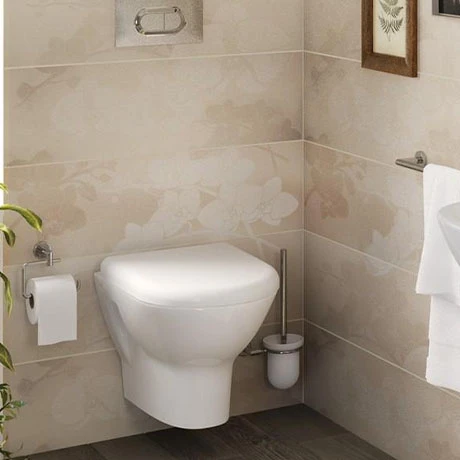 VitrA - Zentrum Wall Hung 50cm Pan - 2 x Seat Options -toilet shop ZEN WALL WC med