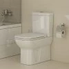 VitrA - S20 Model Close Coupled Toilet - Closed Backed - 2 x Seat Options -toilet shop le toilet med