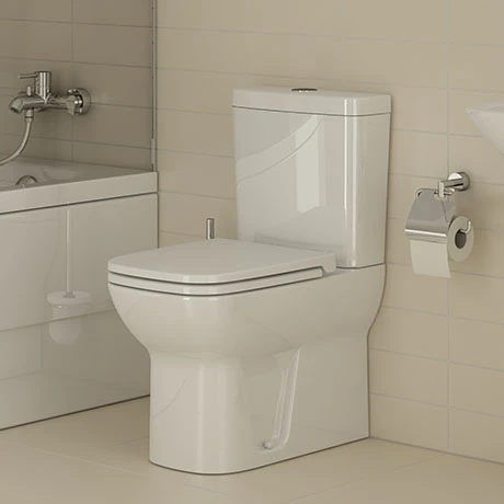 VitrA - S20 Model Close Coupled Toilet - Closed Backed - 2 x Seat Options 3 VitrA - S20 Model Close Coupled Toilet - Closed Backed - 2 x Seat Options